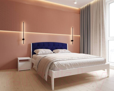 Двуспальная кровать БАМА Массив Ева