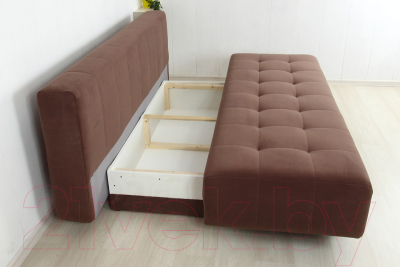 Диван DiArt Глория (велюр Ultra Chocolate)