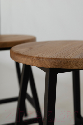 Набор табуретов Stal-Massiv SMH-245ND (2шт, дуб натуральный/черный)