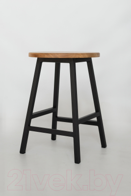 Набор табуретов Stal-Massiv SMH-245ND (2шт, дуб натуральный/черный)