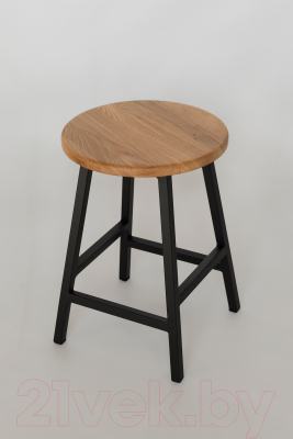 Табурет Stal-Massiv SMH-45ND (дуб натуральный/черный)