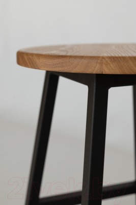 Табурет Stal-Massiv SMH-45ND (дуб натуральный/черный)