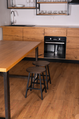 Табурет Stal-Massiv SMH-45DD (дуб мореный/черный)