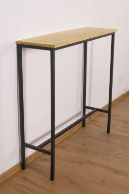 Барный стол Stal-Massiv SMT-108ND (дуб натуральный/черный)