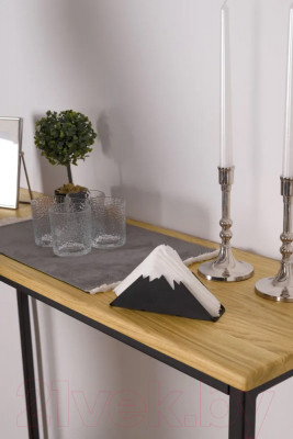 Барный стол Stal-Massiv SMT-108ND (дуб натуральный/черный)