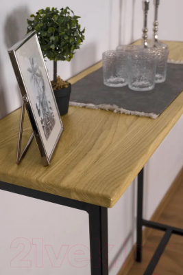 Барный стол Stal-Massiv SMT-108ND (дуб натуральный/черный)