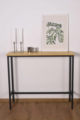 Барный стол Stal-Massiv SMT-95ND (дуб натуральный/черный)