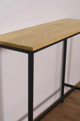 Барный стол Stal-Massiv SMT-95ND (дуб натуральный/черный)