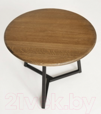 Журнальный столик Stal-Massiv 54x42.5 / SMT-54DD (дуб мореный/черный)