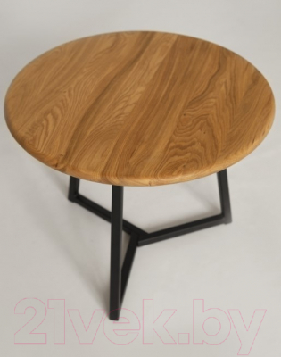 Журнальный столик Stal-Massiv 54x42.5 / SMT-54ND (дуб натуральный/черный)