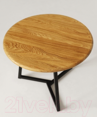 Журнальный столик Stal-Massiv 54x42.5 / SMT-54ND (дуб натуральный/черный)