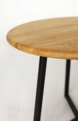 Журнальный столик Stal-Massiv 54x42.5 / SMT-54ND (дуб натуральный/черный)