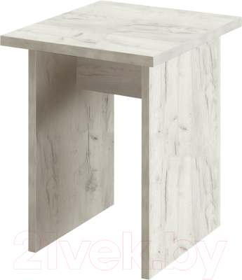 Табурет Артём-Мебель СН-005-012 (дуб крафт белый) - фото