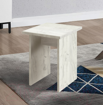 Табурет Артём-Мебель СН-005-012 (дуб крафт белый)