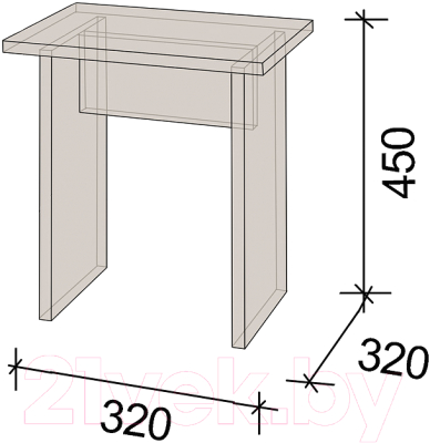 Табурет Артём-Мебель СН-005-012 (дуб экспрессив песочный)