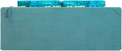 Диван KRONES Атлант мод.1 (велюр бирюзово-зеленый/рисунок)