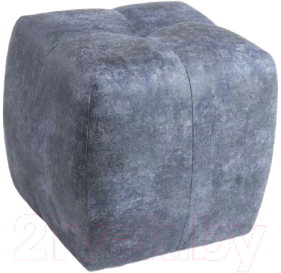 Пуф KRONES Аттика мод.1 (велюр синий) - фото