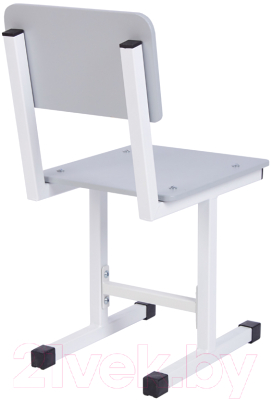 Стул детский Polini Kids City / 0002604.55 (S, белый/серый)