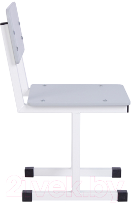 Стул детский Polini Kids City / 0002604.55 (S, белый/серый)