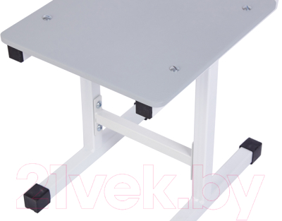 Стул детский Polini Kids City / 0002604.55 (S, белый/серый)