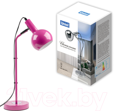 Настольная лампа Uniel UL-00010160 (розовый)