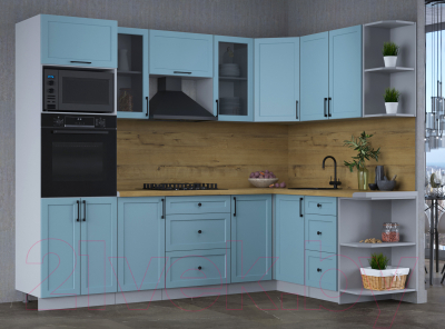 Готовая кухня Интерлиния Тренд 1.68x2.6 ВТ правая