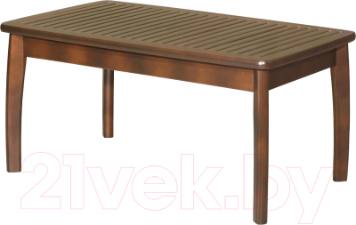 Журнальный столик Мебелик Массив решетка (орех) - фото