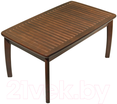 Журнальный столик Мебелик Массив решетка (орех)