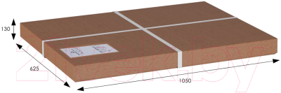 Журнальный столик Мебелик Массив решетка (орех)