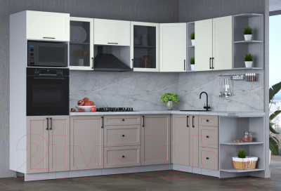 Готовая кухня Интерлиния Тренд 1.88x2.8 ВТ правая