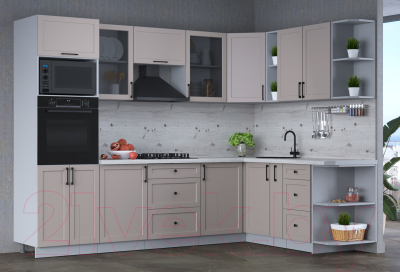 Готовая кухня Интерлиния Тренд 1.88x2.8 ВТ правая