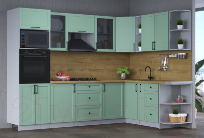 Готовая кухня Интерлиния Тренд 1.88x2.8 ВТ правая