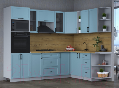 Готовая кухня Интерлиния Тренд 1.88x2.6 ВТ правая