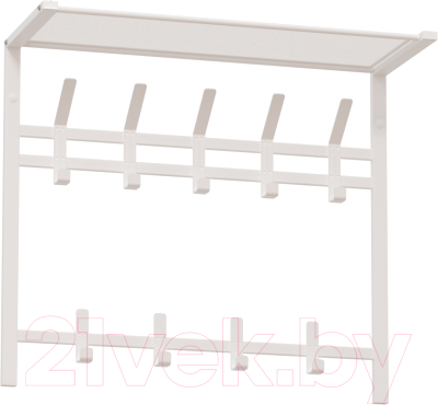 Вешалка для одежды ЗМИ Торонто 22 с полкой / ВСПТ22 - фото