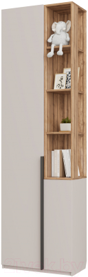 Шкаф-пенал Аквилон Чарли №5.2 левый (кашемир/авелано)