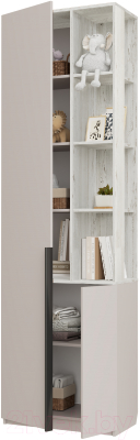 Шкаф-пенал Аквилон Чарли №5.2 левый (кашемир/винтерберг)