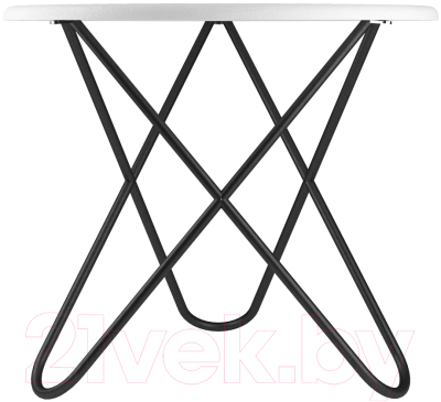 Журнальный столик Мебелик BeautyStyle 20 (белый/черный)