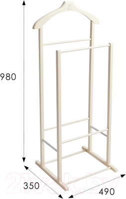 Стойка для одежды Мебелик В 27Н