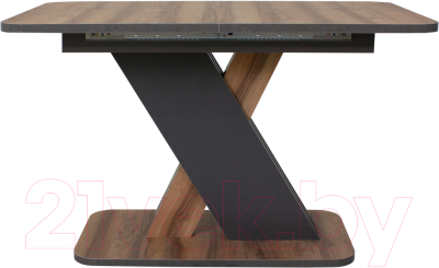 Обеденный стол Аквилон Аврора раздвижной (авелано/графит)