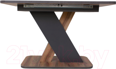 Обеденный стол Аквилон Аврора раздвижной (авелано/графит)