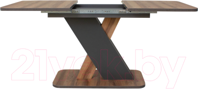 Обеденный стол Аквилон Аврора раздвижной (авелано/графит)
