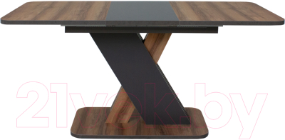 Обеденный стол Аквилон Аврора раздвижной (авелано/графит)