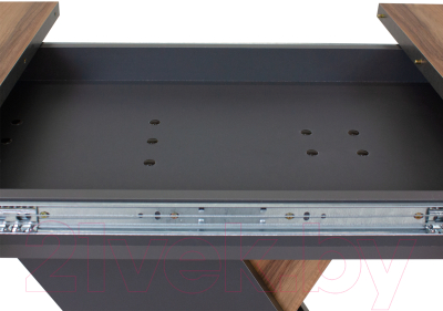 Обеденный стол Аквилон Аврора раздвижной (авелано/графит)