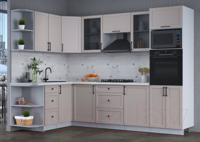 Готовая кухня Интерлиния Тренд 1.68x2.8 ВТ левая