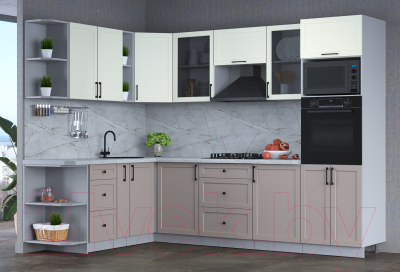 Готовая кухня Интерлиния Тренд 1.88x2.8 ВТ левая