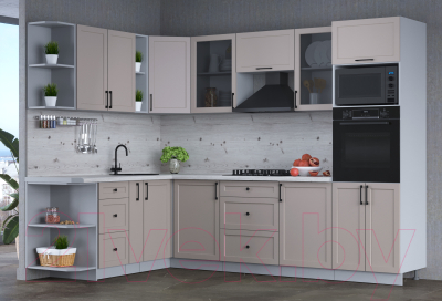 Готовая кухня Интерлиния Тренд 1.88x2.8 ВТ левая