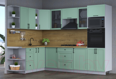 Готовая кухня Интерлиния Тренд 1.88x2.8 ВТ левая