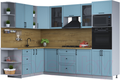 Готовая кухня Интерлиния Тренд 1.88x2.8 ВТ левая - фото