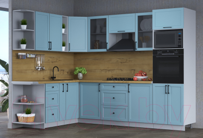 Готовая кухня Интерлиния Тренд 1.88x2.8 ВТ левая