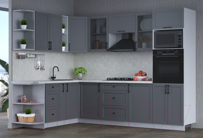 Готовая кухня Интерлиния Тренд 1.88x2.8 ВТ левая